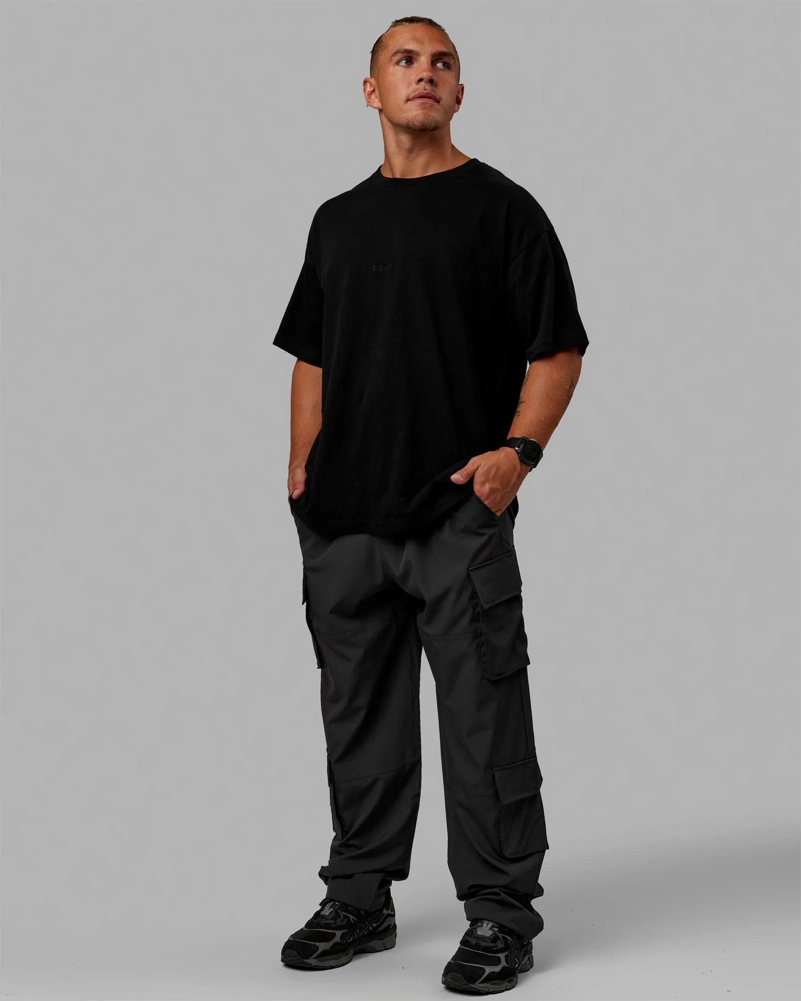 Energy Stretch Relaxed Fit Cargo Pants - Pirate Black