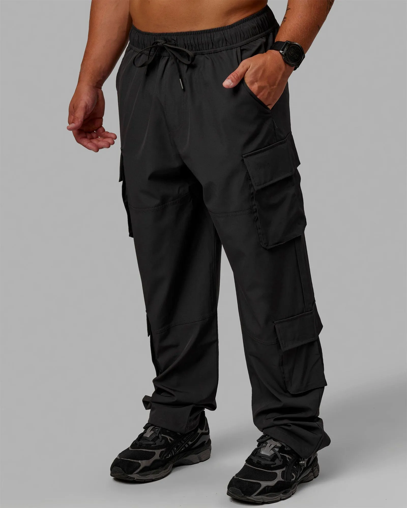 Energy Stretch Relaxed Fit Cargo Pants - Pirate Black