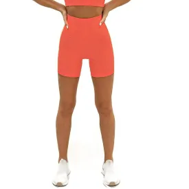 Fierce 2.0 High Waisted Shorts - Coral