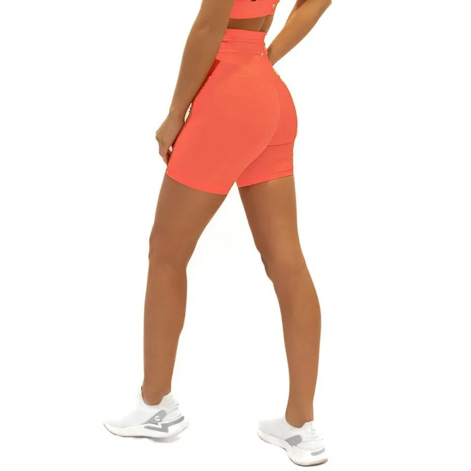 Fierce 2.0 High Waisted Shorts - Coral