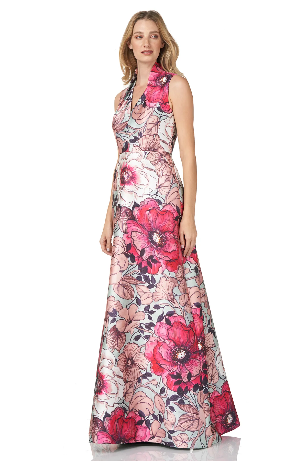 Floral Printed Gown