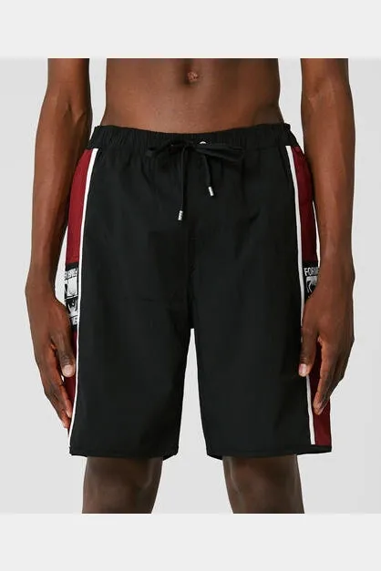 FORMER Manners 18' swim trunk - Burgundy/Black