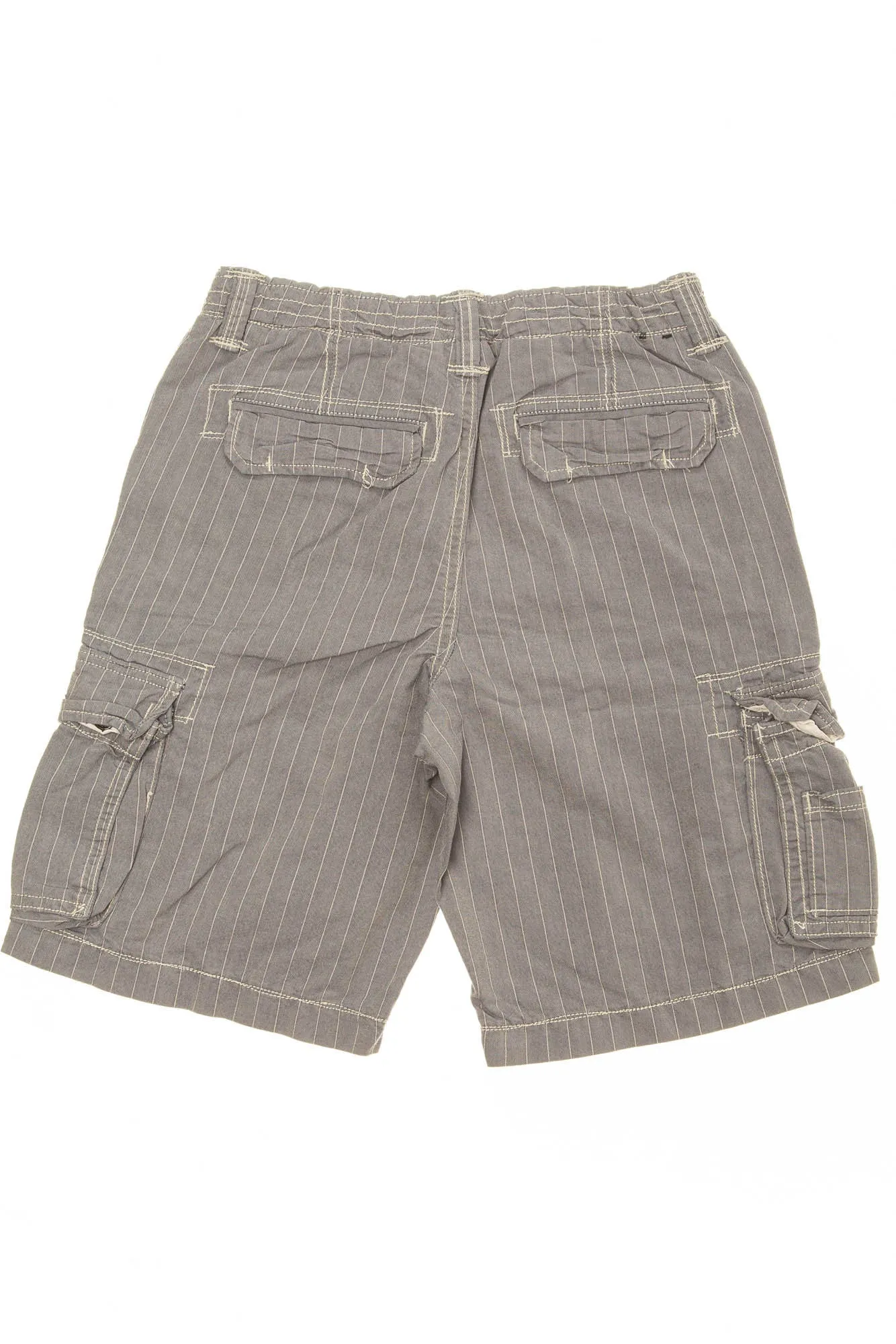 GapKids - Blue and White Striped Cargo Shorts - 14