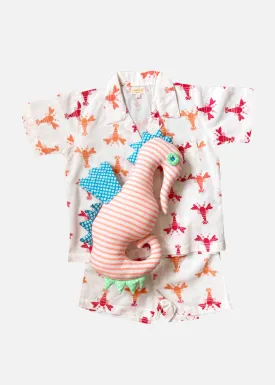 Gift for Brother - Lobster Shirt   Seahorse Toy