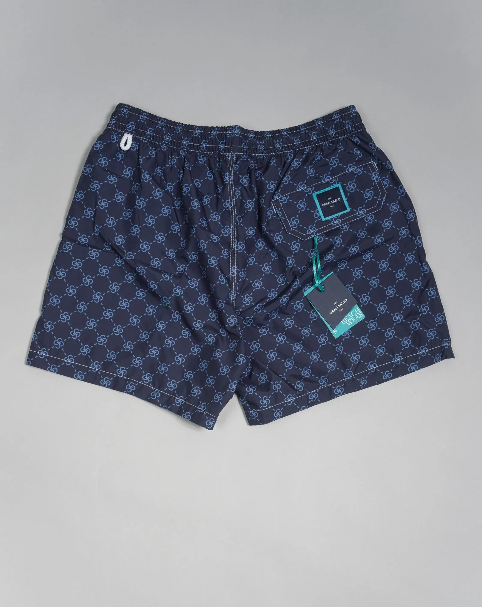 Gran Sasso Logo Swim Shorts / Navy