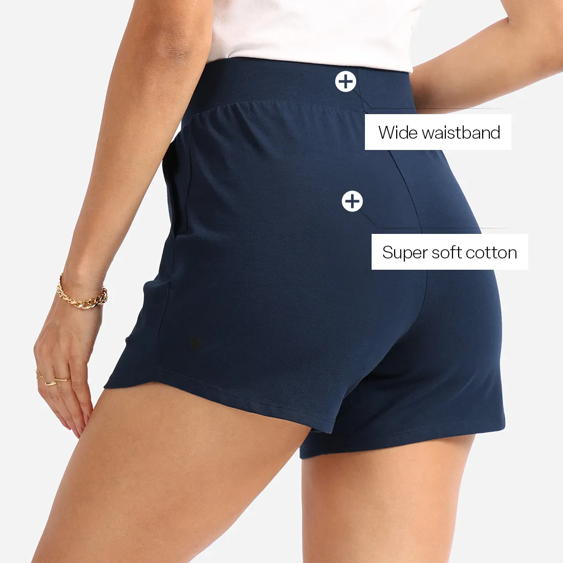 Groove-in Cotton Shorts