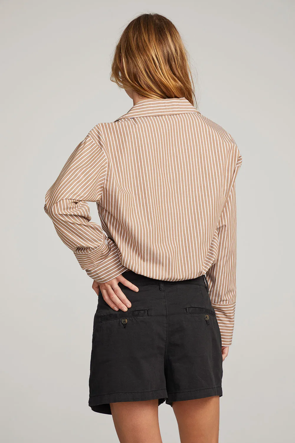 Haley Whiskey Stripe Blouse