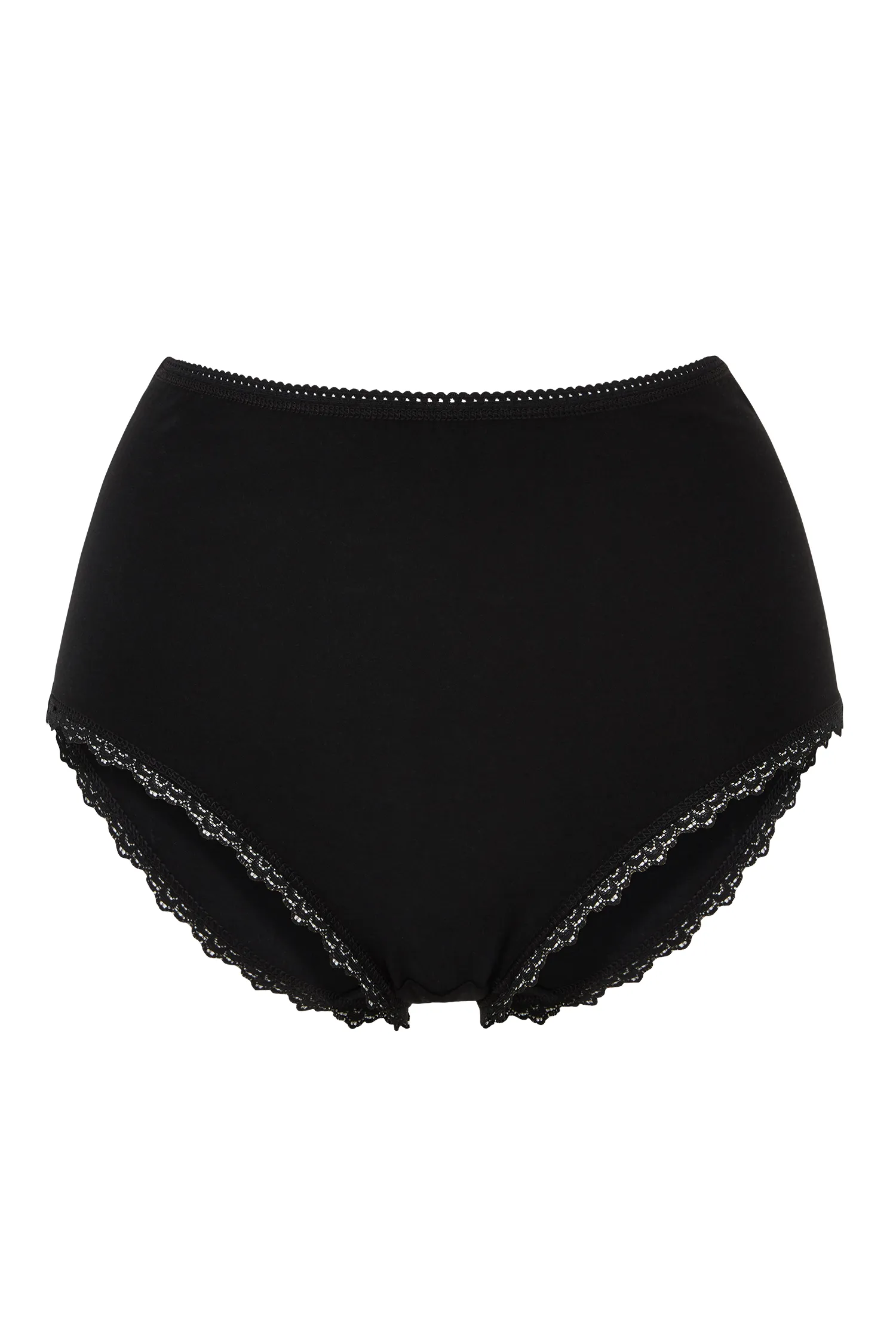 High Waist Brief in Black