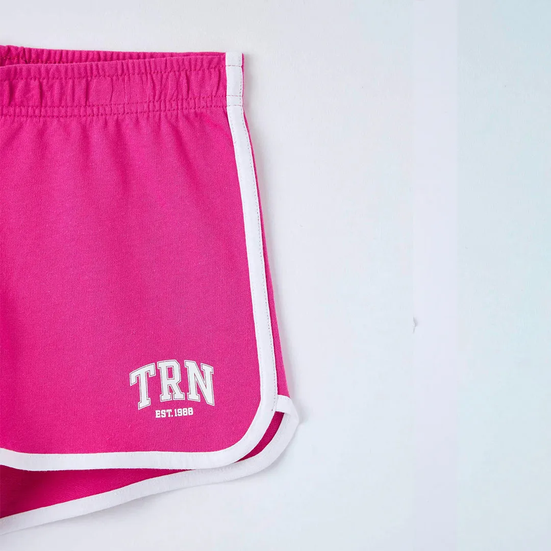 High Waist Fleece Shorts