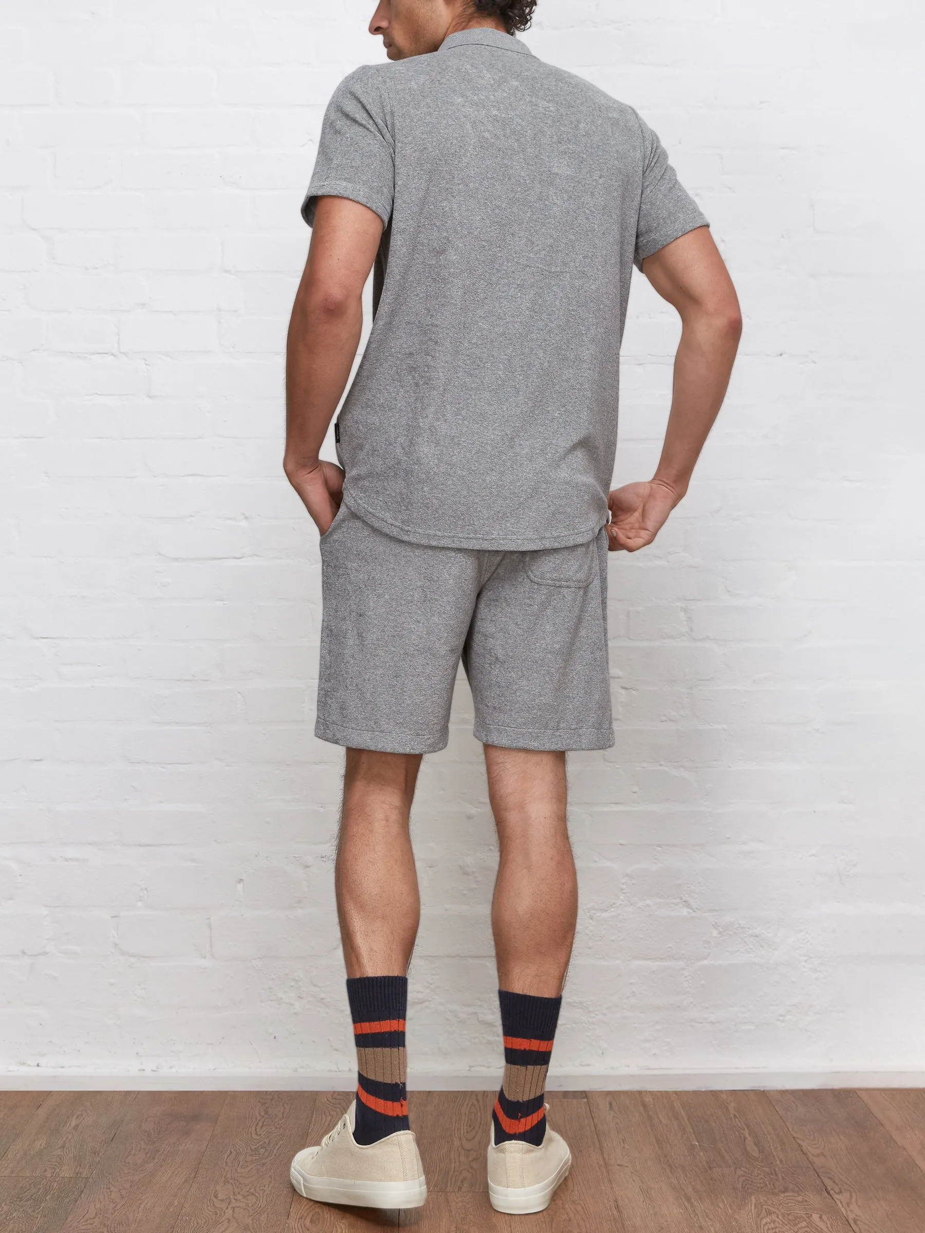 House Jersey Shorts Ashbourne Grey