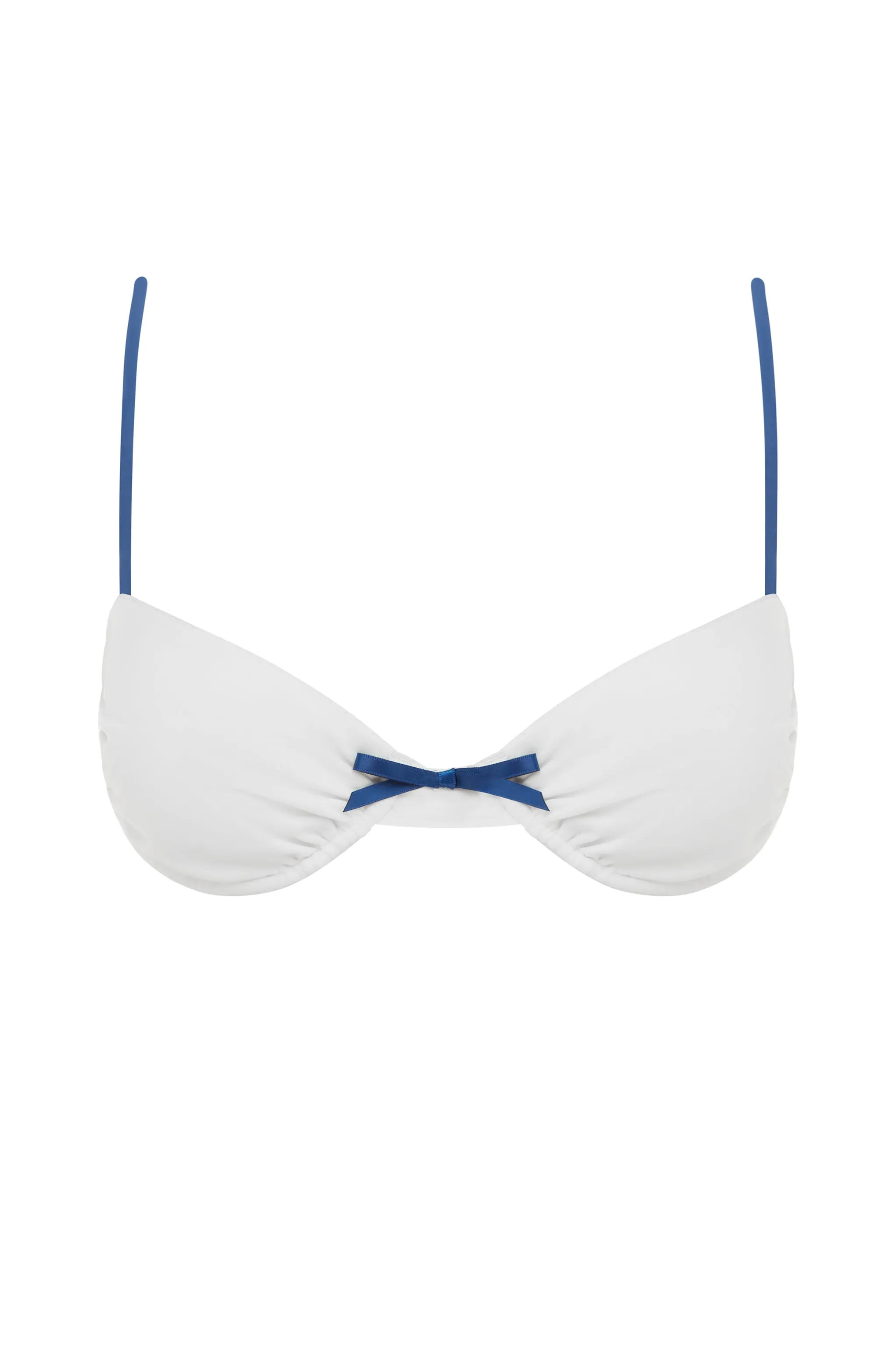 Jeanie Bikini Top | White