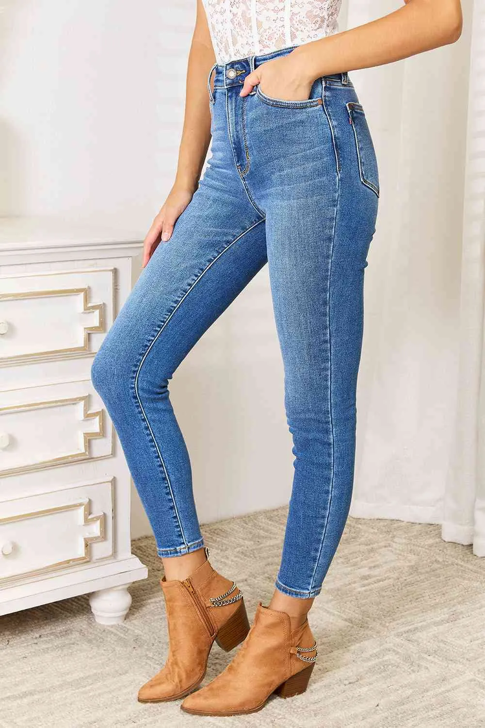 Judy Blue High Waist Classic Thermal Skinny