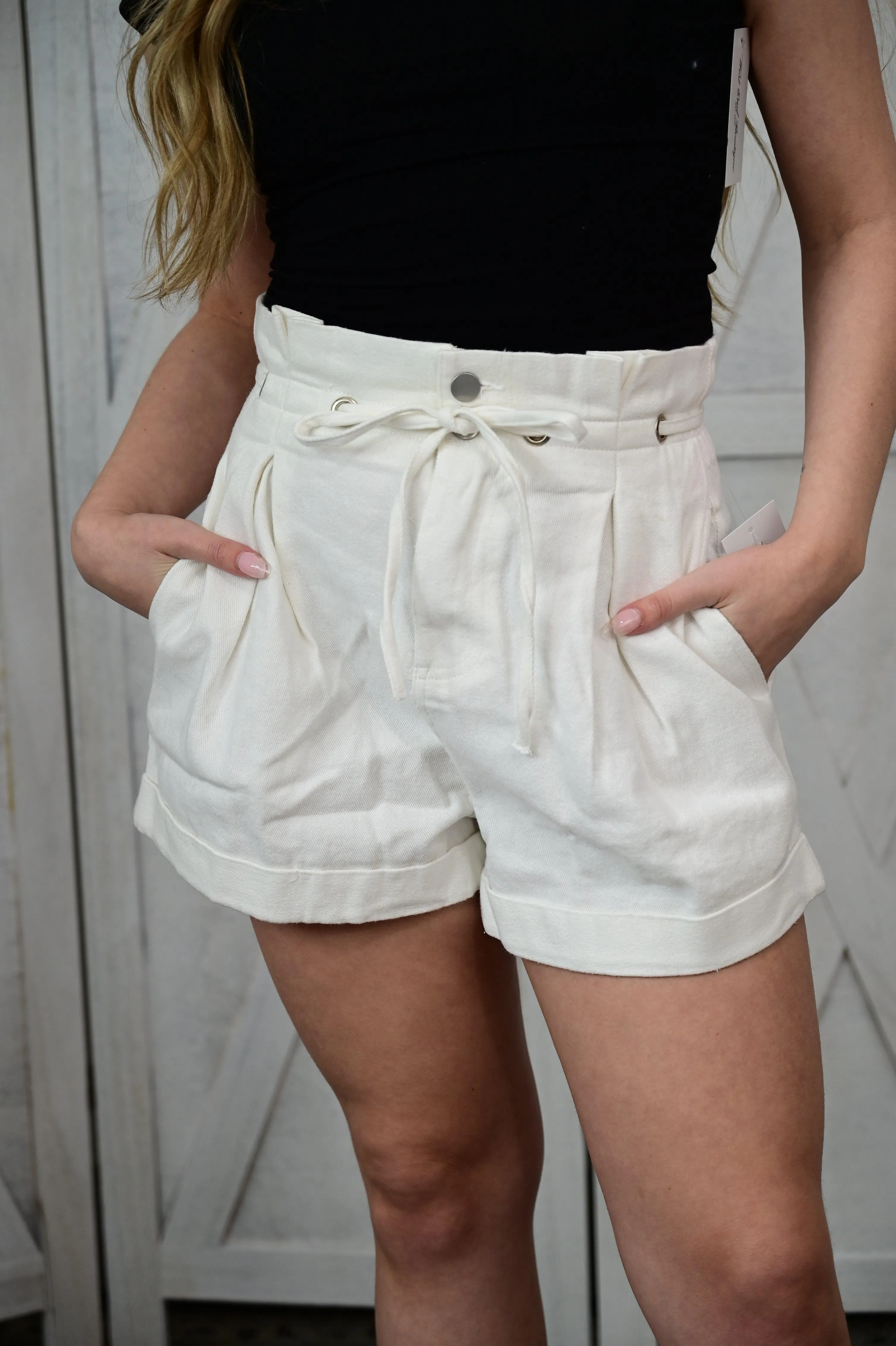 JULIA PAPER BAG SHORTS