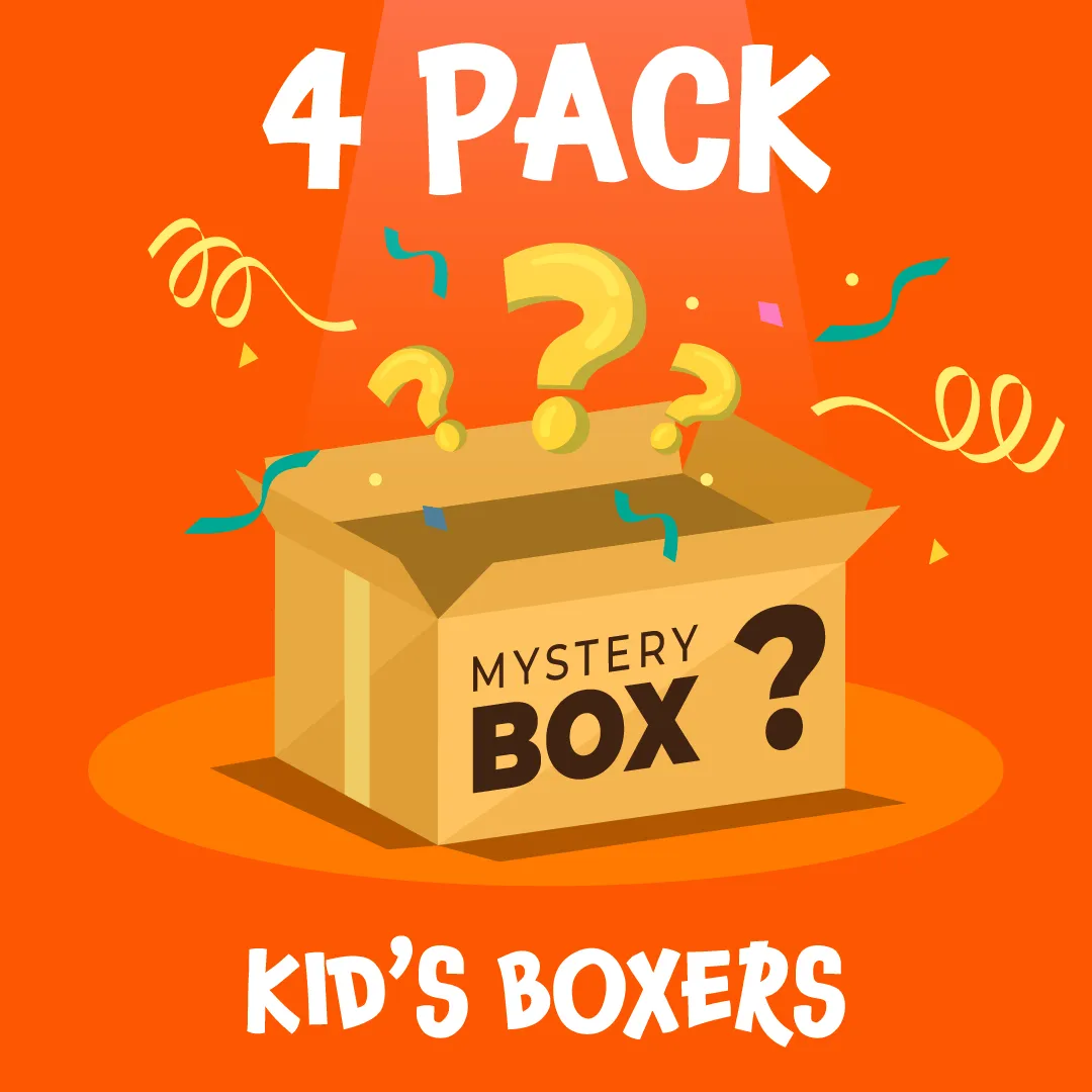 Kids (Goolies) Boxer Shorts Bundle - 4 Pack Mystery Box