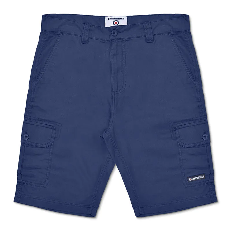 Lambretta Cargo Shorts Navy