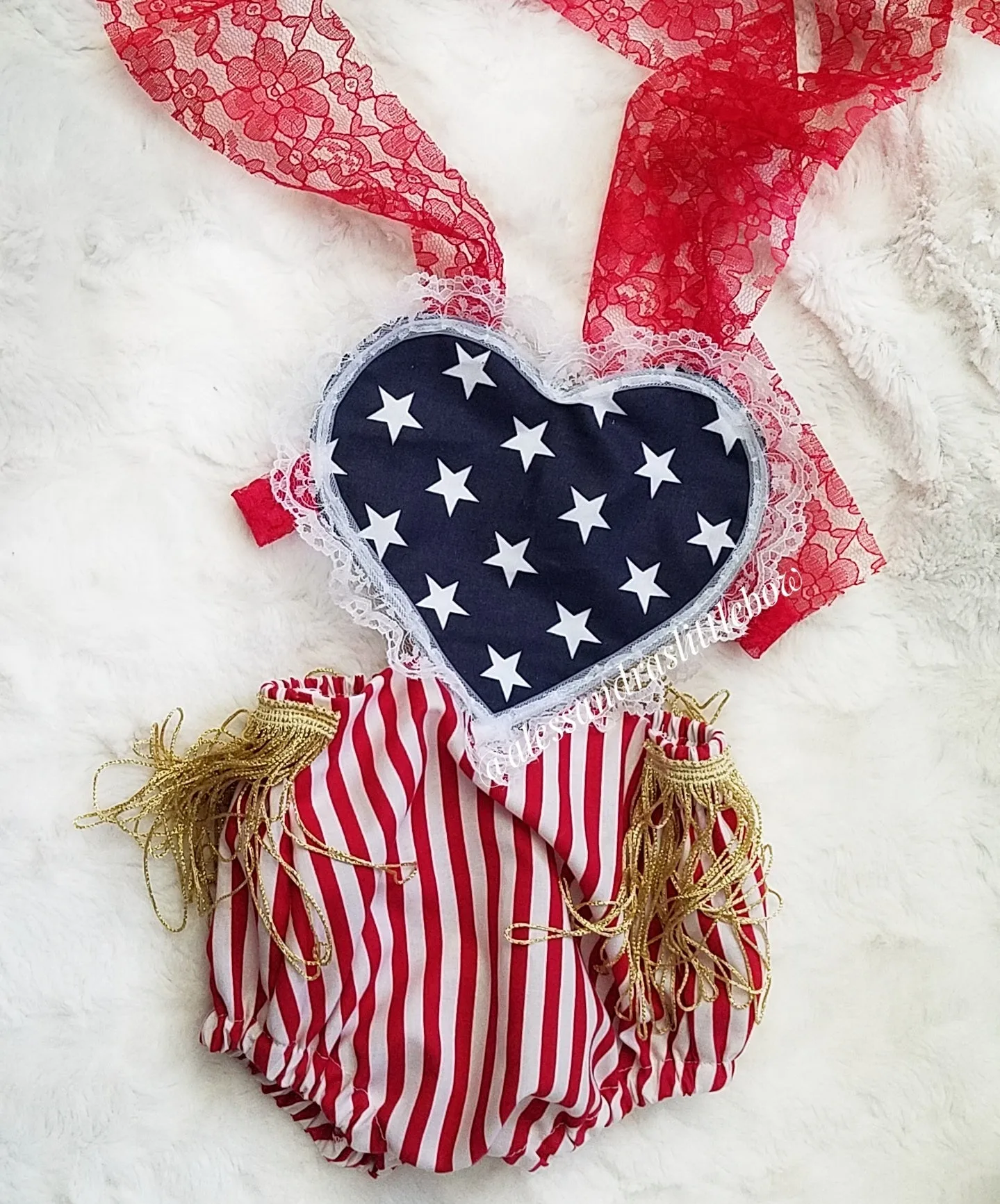 Liberty Heart Romper