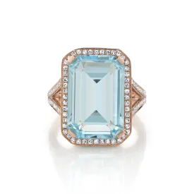 LIGHT BLUE CRYSTAL PORTRAIT GEMSTONE RING