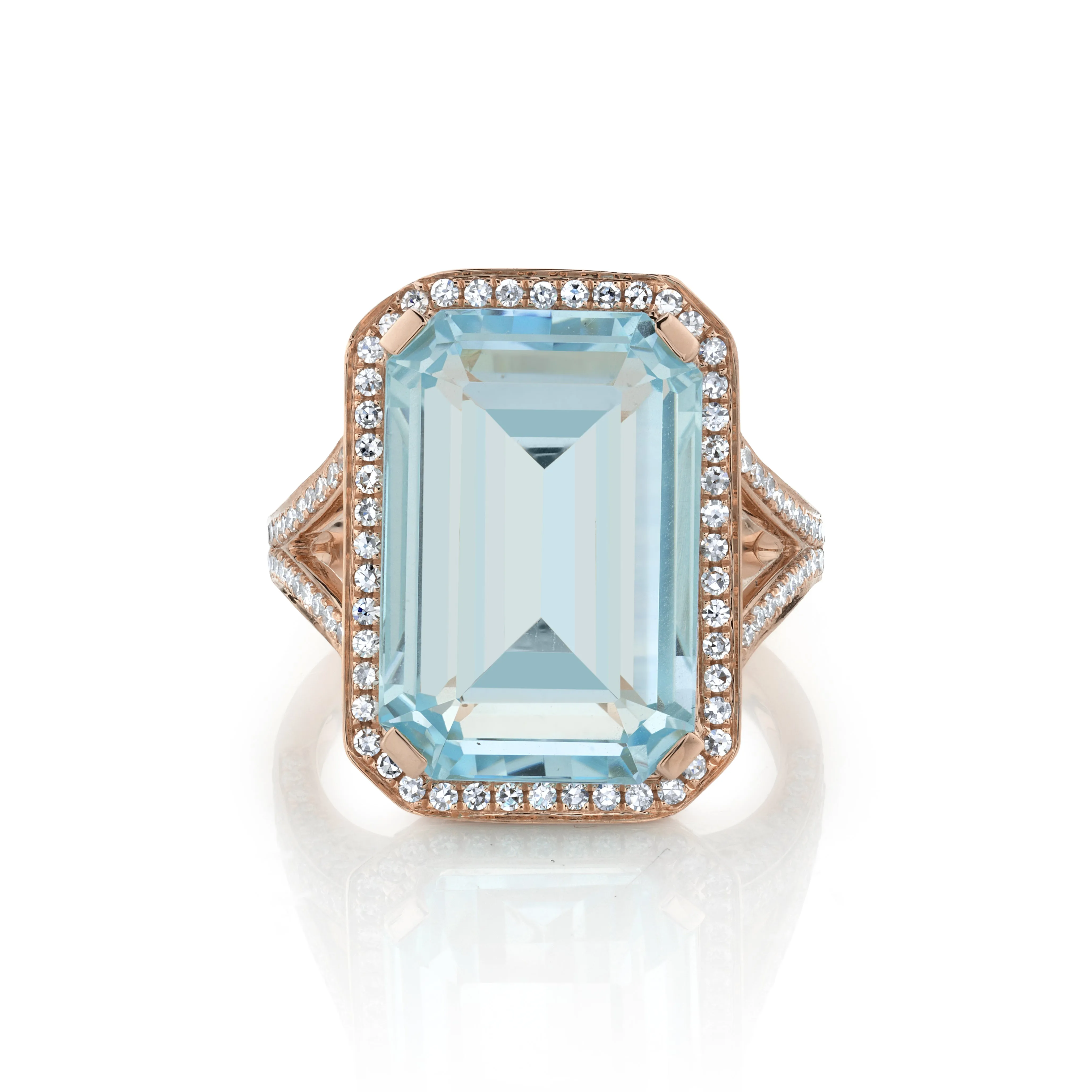 LIGHT BLUE CRYSTAL PORTRAIT GEMSTONE RING