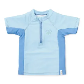 Little Dutch Short-Sleeve Rash Vest - Blue Whale