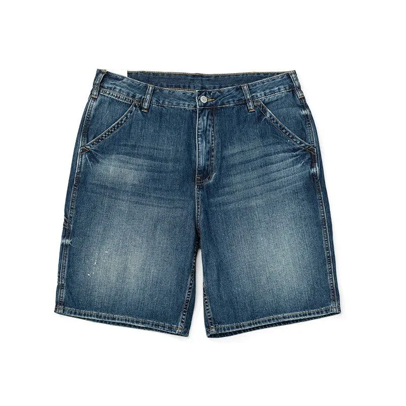 Loose Fit Denim Shorts