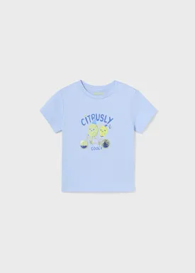 Mayoral 1026 040 - Light Blue Short Sleeve T-Shirt