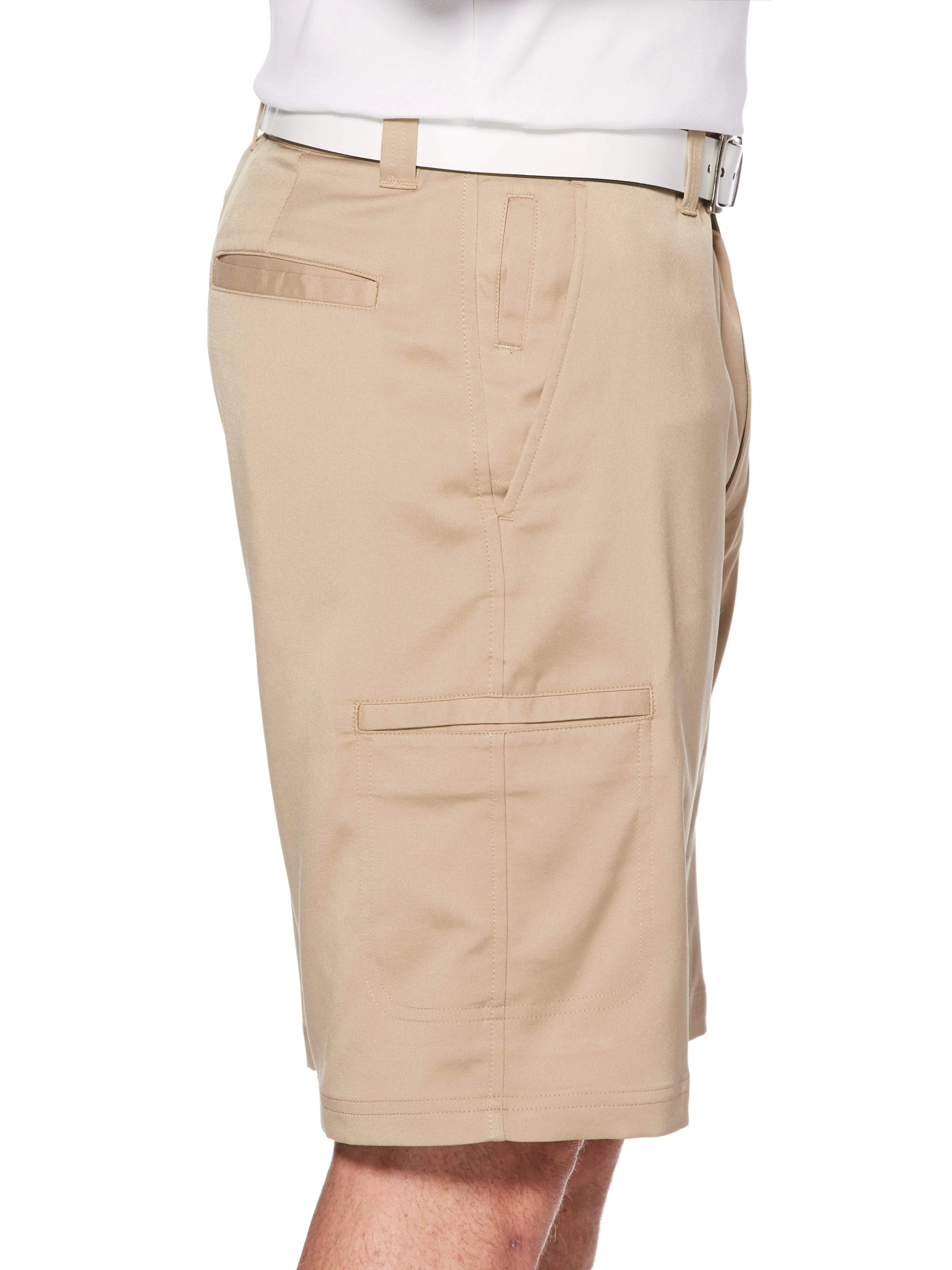 Men's Flat Front Cargo Golf Short with Active Waistband