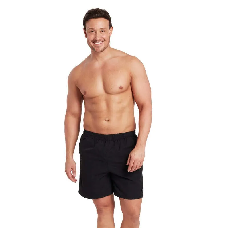 MENS PENRITH 17" SHORTS BLACK ZOGGS