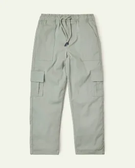 Olive Pull Up Trousers