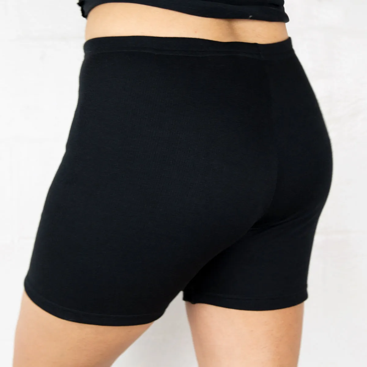 Organic Cotton Rib Bike Shorts