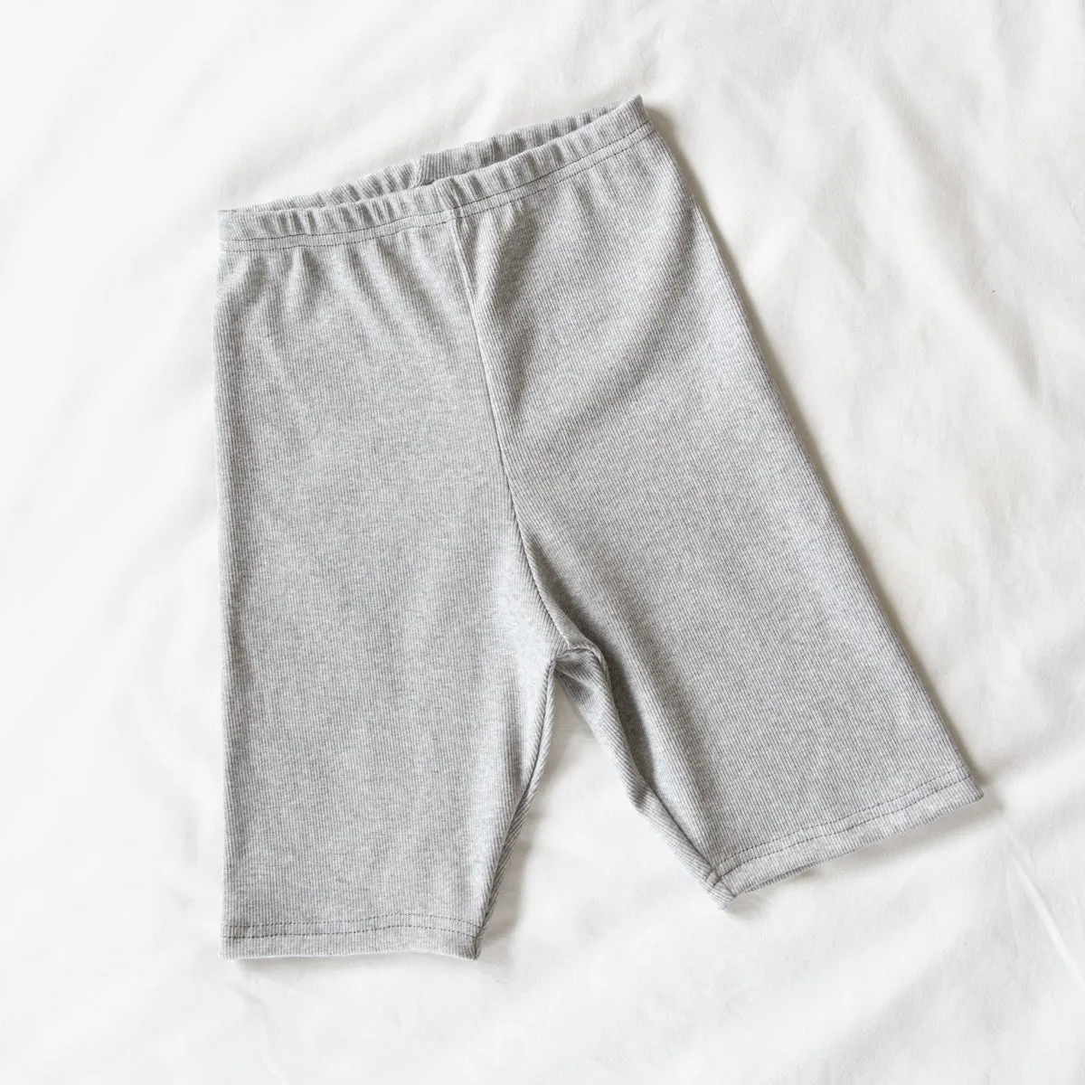 Organic Cotton Rib Bike Shorts