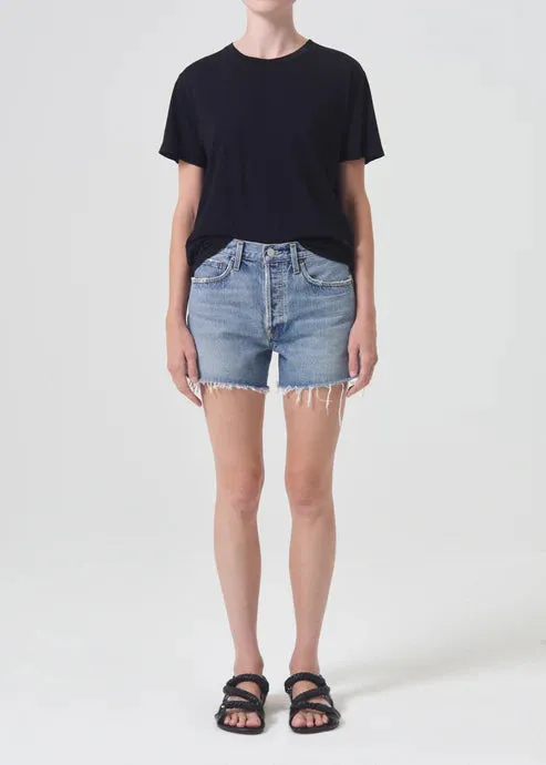 Parker Long Denim Short - Wheel