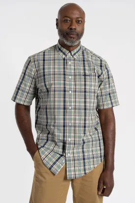 Pringle SS Green Check Shirt