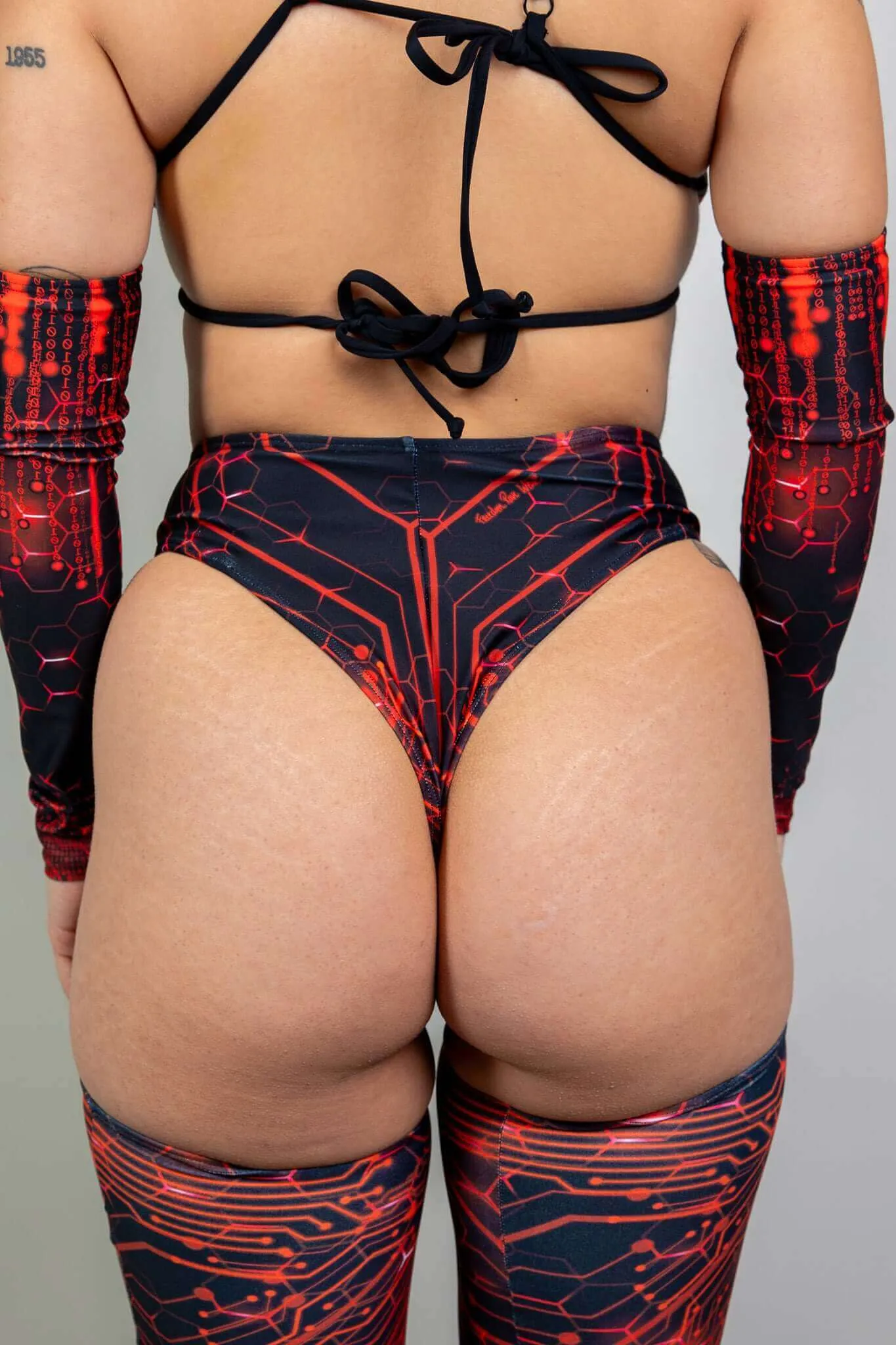 Red Singularity High Waist Thong