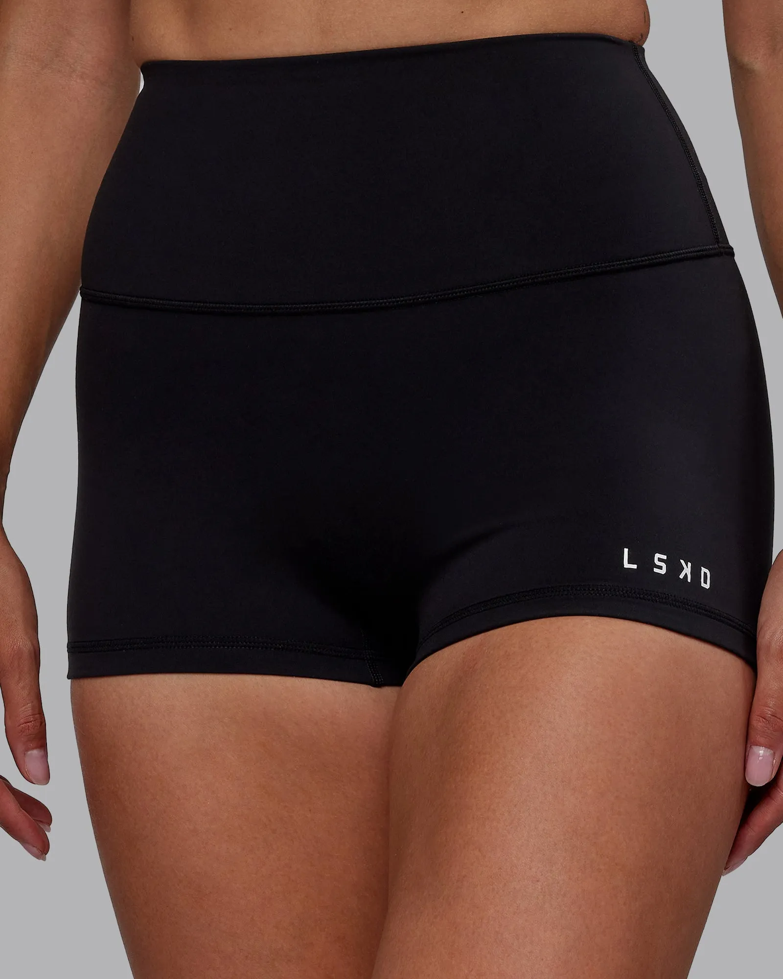 RXD High Waist Micro Shorts - Black