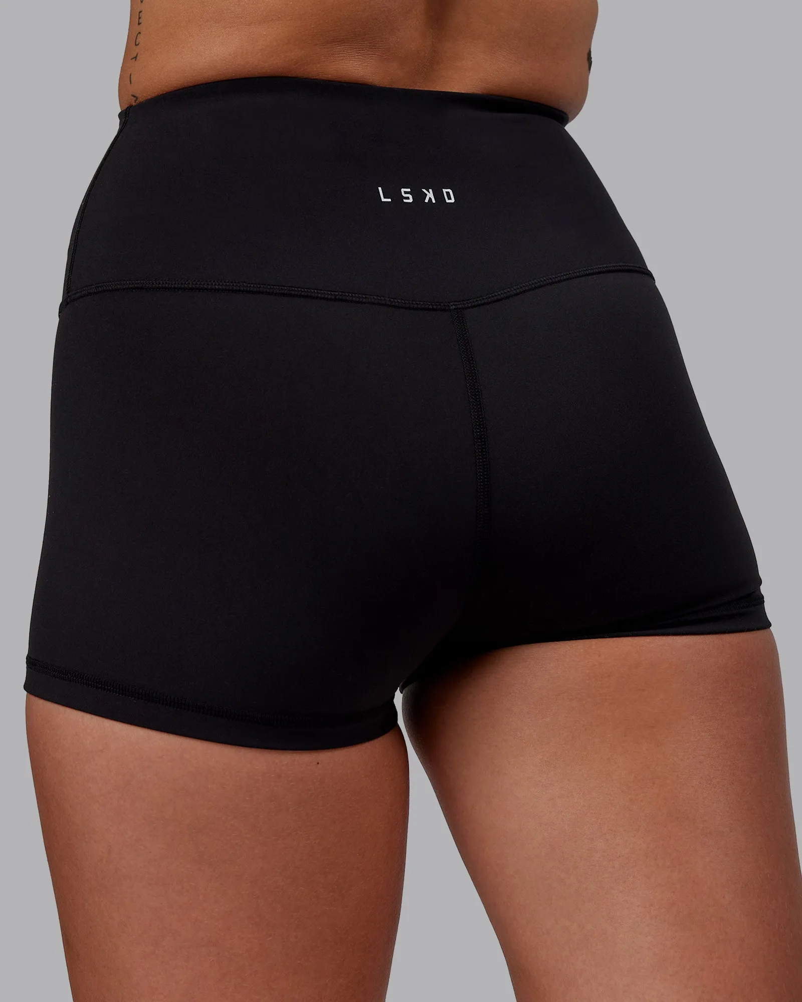 RXD High Waist Micro Shorts - Black