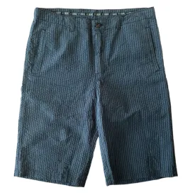 Seersucker Shorts - Blue Striped