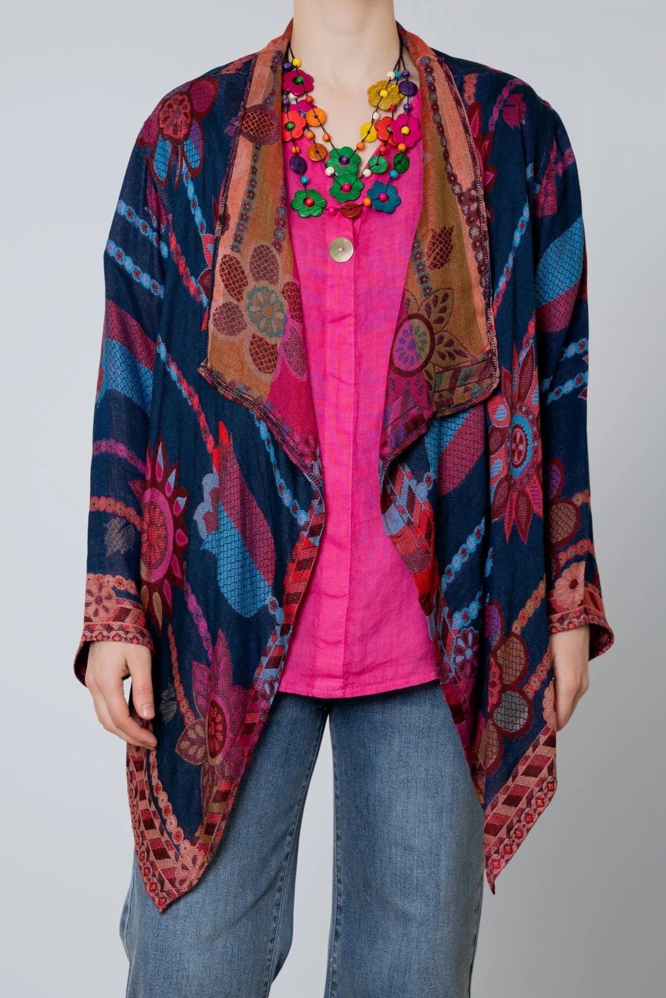 Short Printed Jacket - Darjeeling