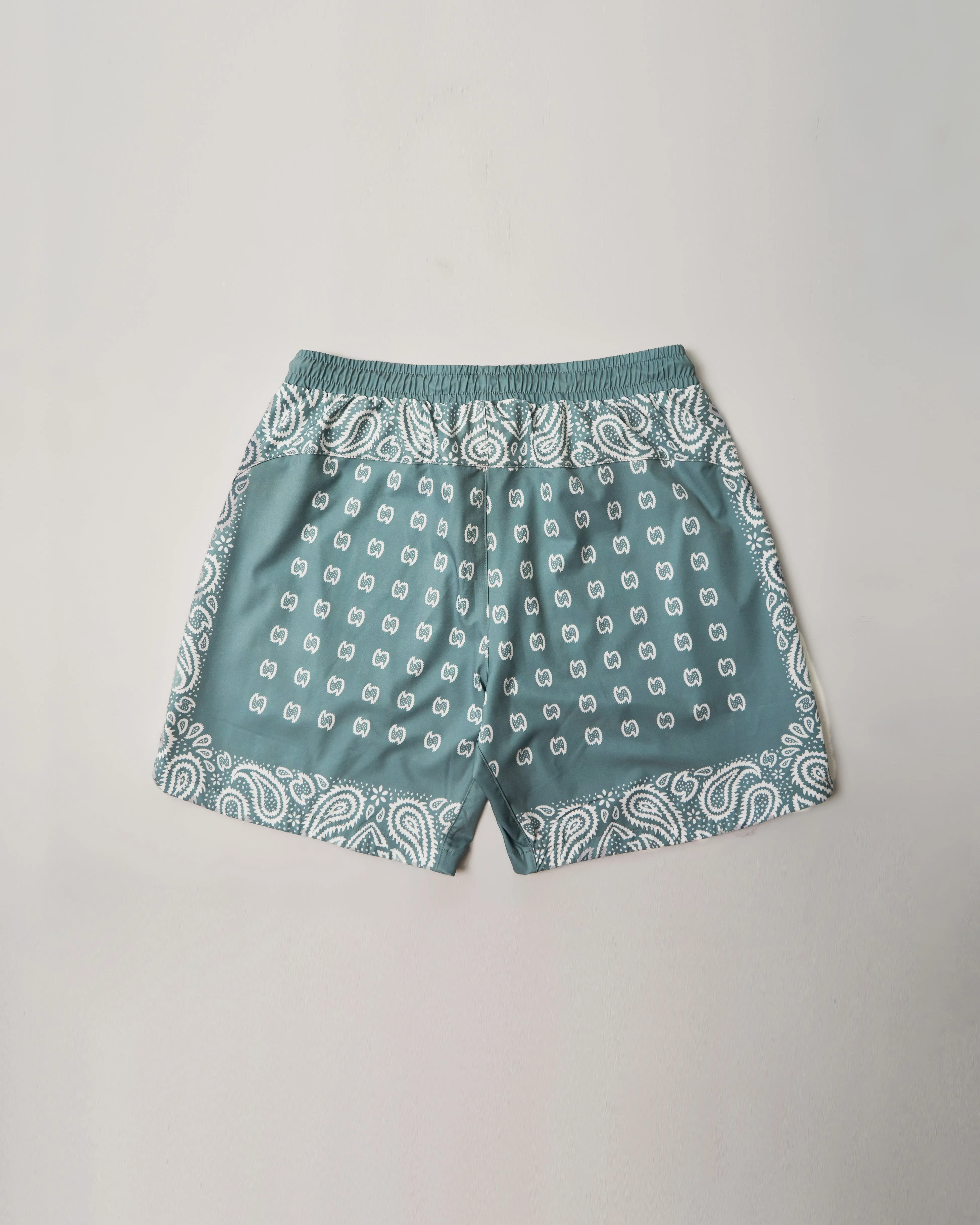 Side Slit Stretch Amoeba Shorts