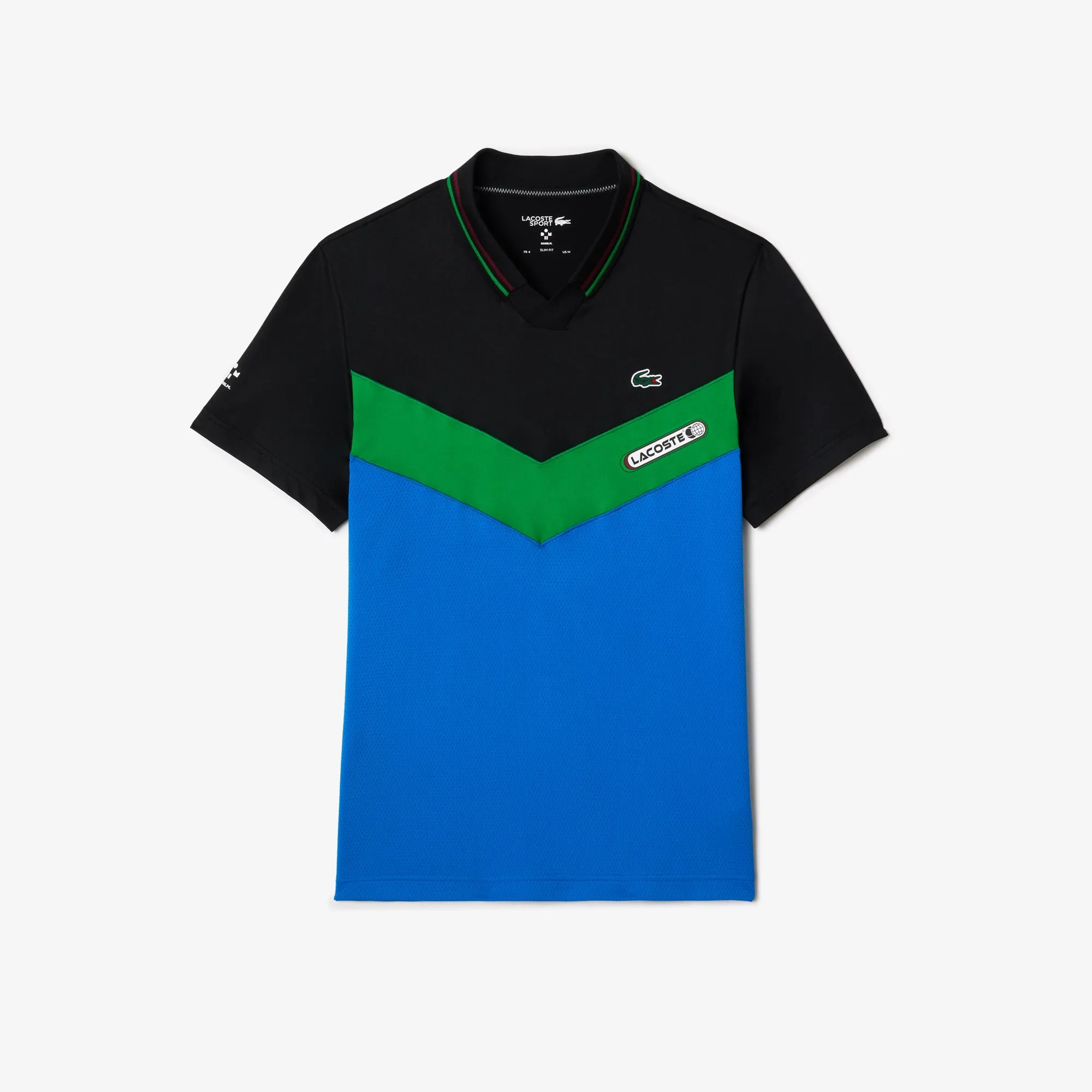 Slim Fit Lacoste Tennis x Daniil Medvedev Seamless Effect Polo Shirt