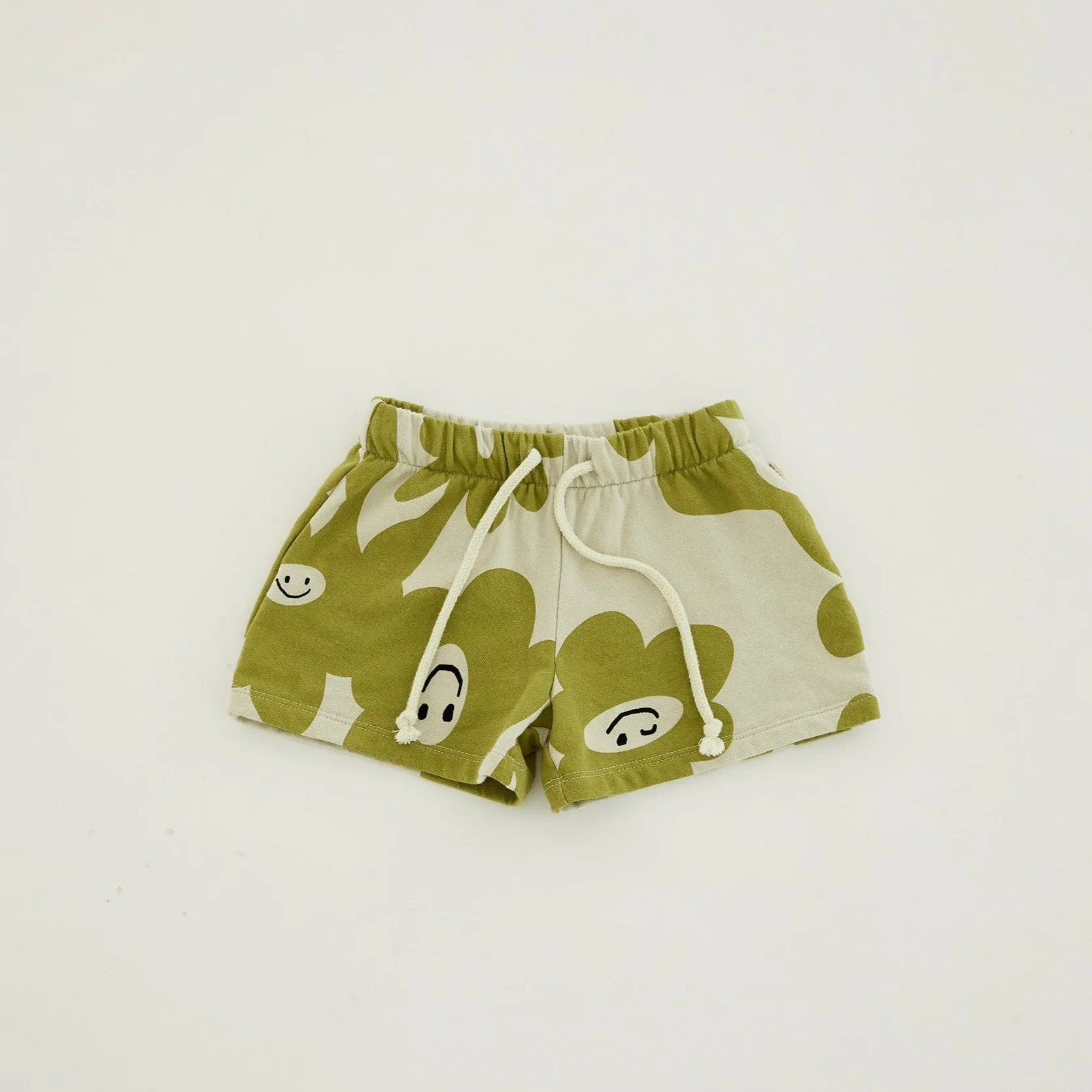 Smiley Splodge Print Shorts