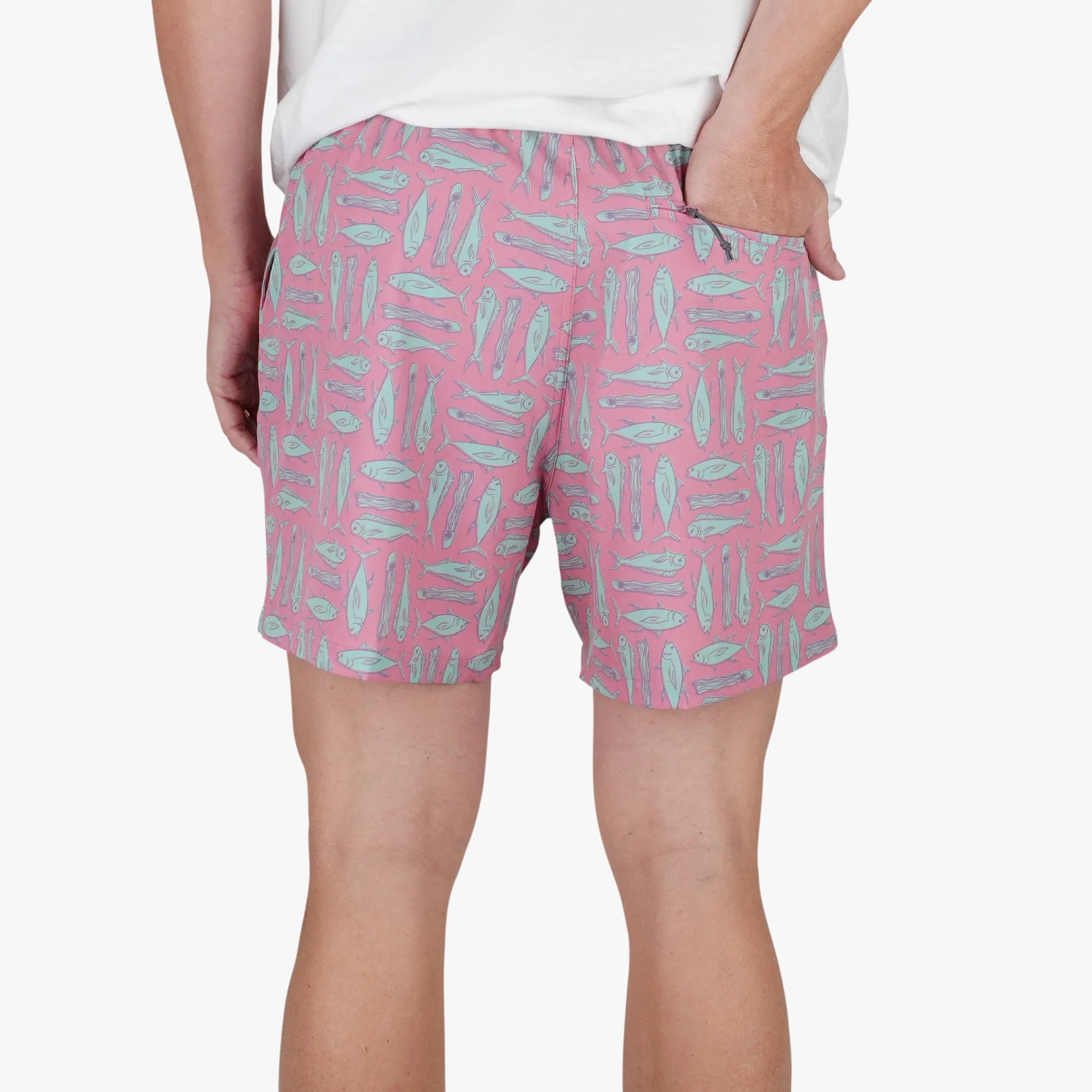 Strike Swim Shorts | Rose Dawn