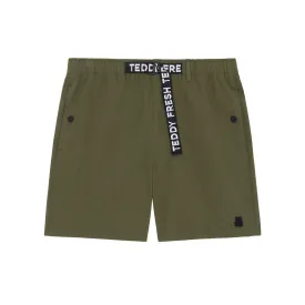 Webbing Belt Cotton Shorts